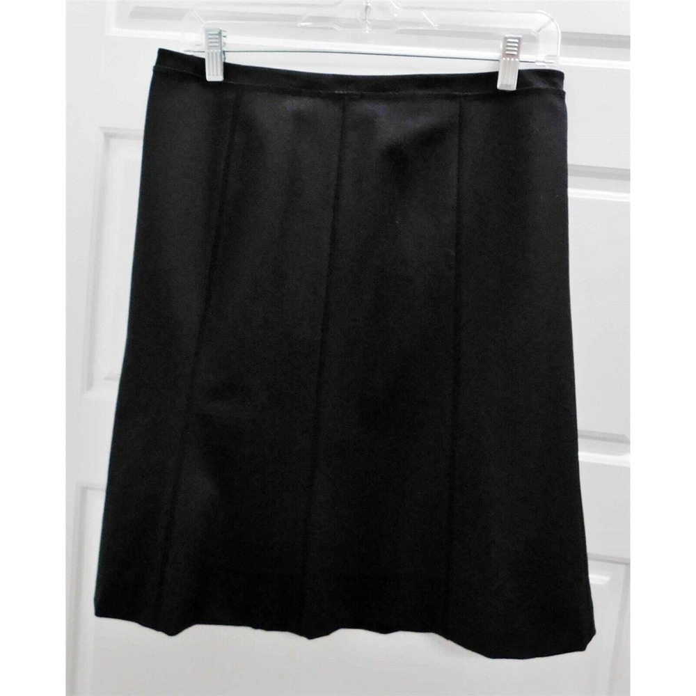 Piazza Sempione‎ Italy Black Wool Blend Skirt EUR 42